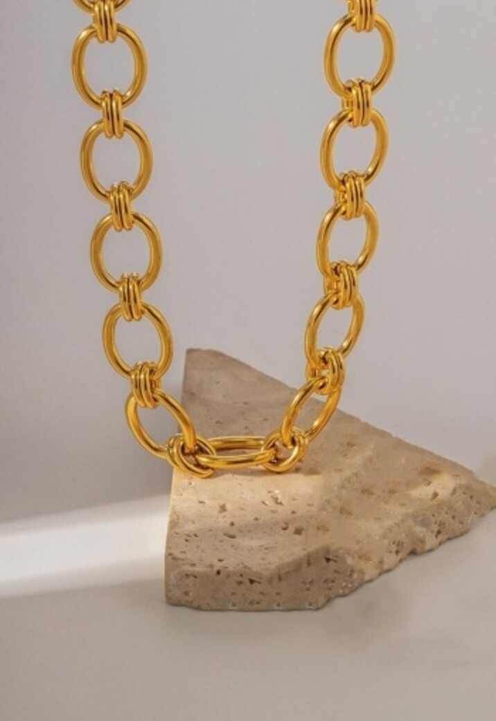 Gouden Statement Chain Ketting