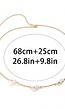 Gouden Heup Bodychain met Parels