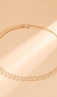 Gouden Heup Bodychain met Steentjes