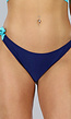 Blauwe Triangel Bikinibroekje met Strikje