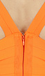 Oranje Bandage Crop Top