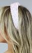 Witte Haarband met Glitters