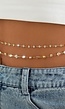 Gouden Heup Bodychain met Steentjes