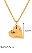 Gouden Ketting met Hartjes Hanger