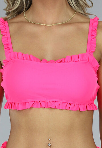 OP=OP! Neon Roze Padded Bikinitop