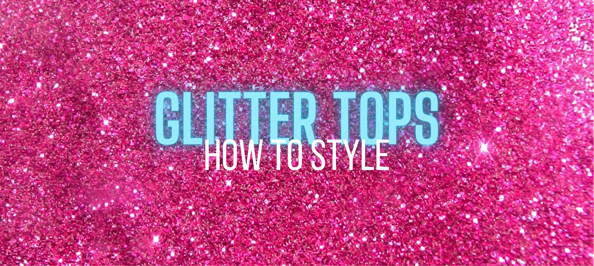 Combineren met een glitter top