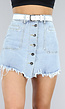 Ripped Skort met Riem