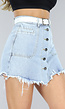 Ripped Skort met Riem