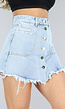 Ripped Skort met Riem