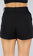 Zwarte Loose Fit Cargo Skort