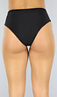 Basic Zwart High Waist Bikinibroekje