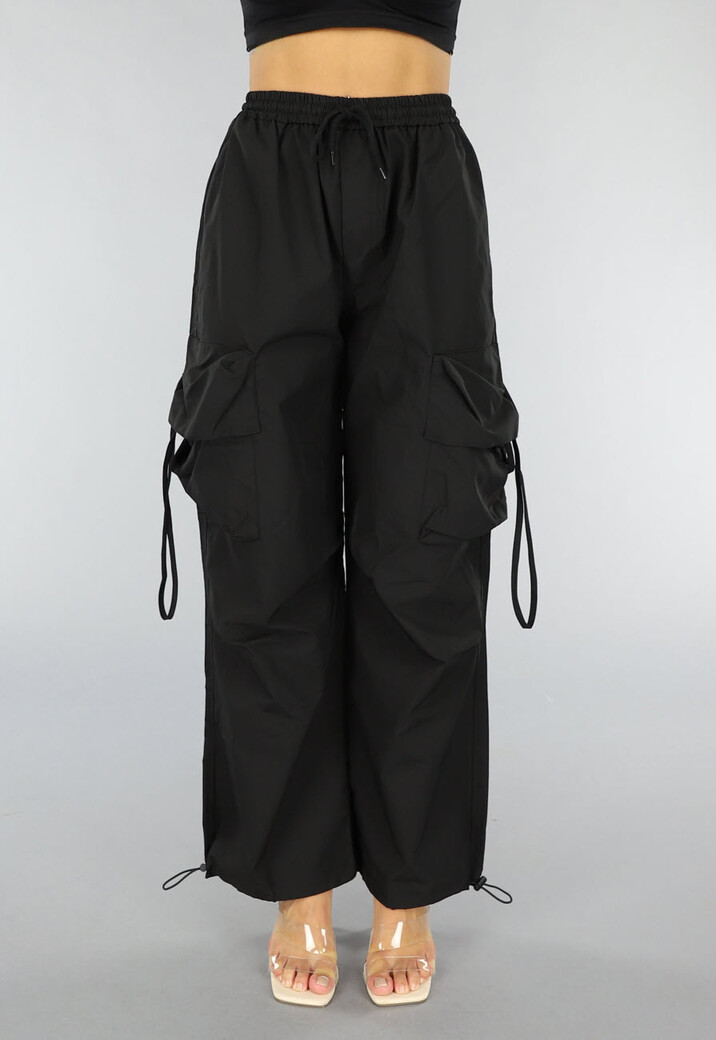 Zwarte Parachute Cargo Broek