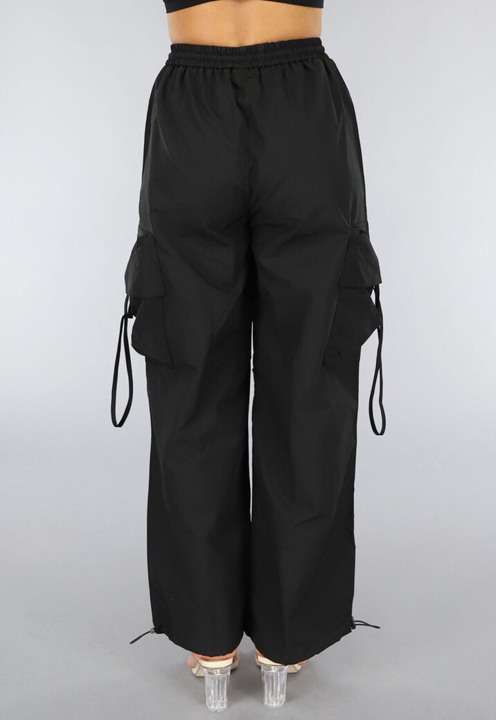 Zwarte Parachute Cargo Broek