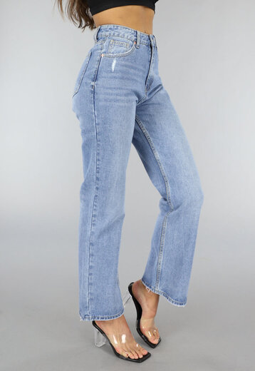 OP=OP! Blauwe Denim Jeans