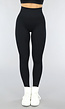 Zwarte Sportlegging met Zebra print