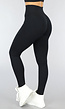 Zwarte Sportlegging met Zebra print