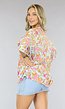 Zomerse Chiffon Blouse met Bloemenprint