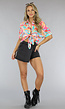 Luchtige Multicolor Print Blouse