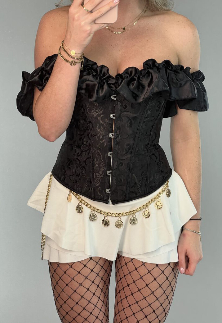 Dubbele Bellychain met Coins