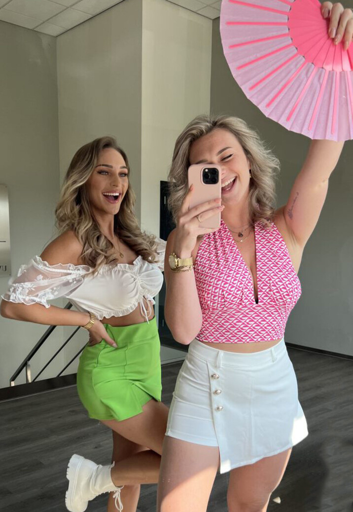 Festival Plastic Waaier Roze