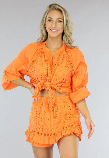 OP=OP! Oranje Broderie Two Piece