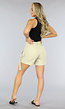 Khaki Loose-Fit Cargo Short