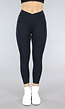 Zwarte Crossover Sportlegging met Zakken