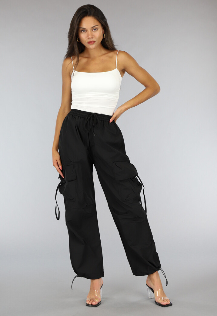 Zwarte Parachute Cargo Broek