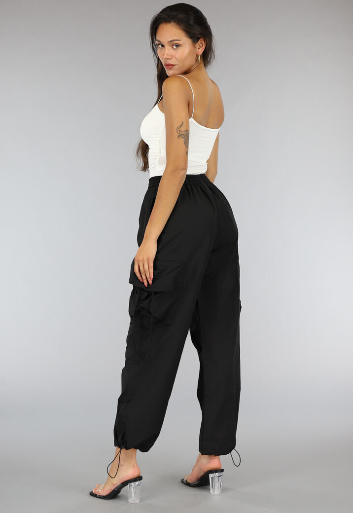 Zwarte Parachute Cargo Broek