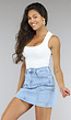 Witte Rib Stretch Tank Top