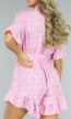 Roze Playsuit met Bloemenprint