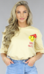 Beige Smiley T-Shirt