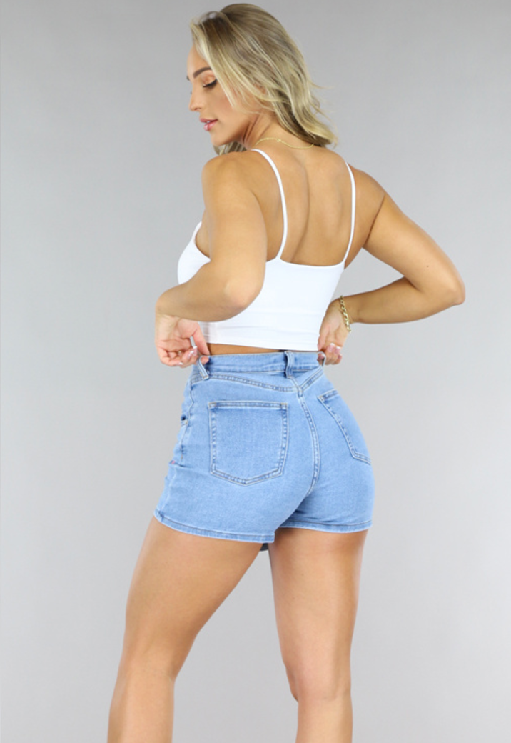 Witte Basic Stretch Crop Top
