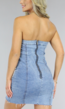 Strapless Denim Jurkje