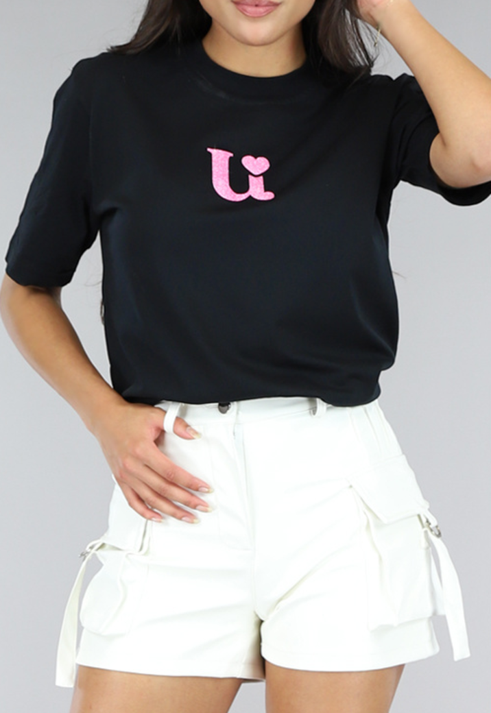 Uwantisell™  Brand Oversized T-Shirt Zwart