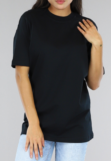 NEW0504 Zwart Basic Oversized T-Shirt