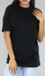 Zwart Basic Oversized T-Shirt