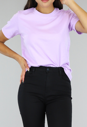 Lila Basic T Shirt
