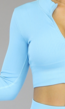 Blauw Longsleeve Sportvestje van Ribstof