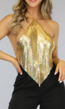 Gouden Munten Crop Top