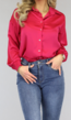 Fuchsia Satin Blouse