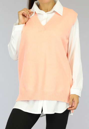 OP=OP! Roze Loose-Fit Spencer