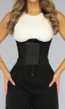 Zwarte Waist Trainer met Elastieken Band