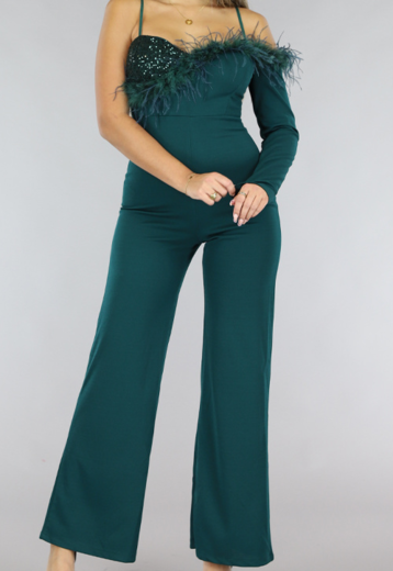 BF2023 Groene Glitter Jumpsuit