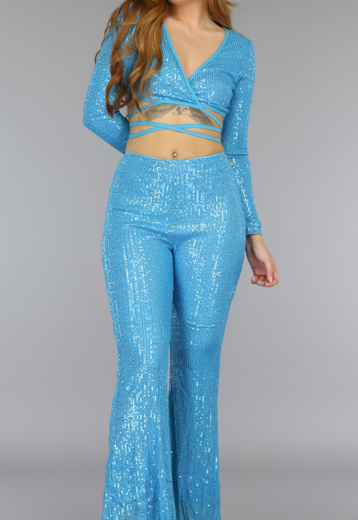 BF2023 Blauwe Glitter 2-Piece