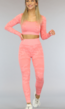 Roze Camouflage Sport Set