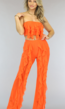 BF2023 Oranje Mesh Ruffle Set