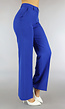 BF2023 Basic Blauwe Straight Leg Pantalon