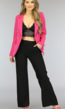 BF2023 Fuchsia Button Blazer