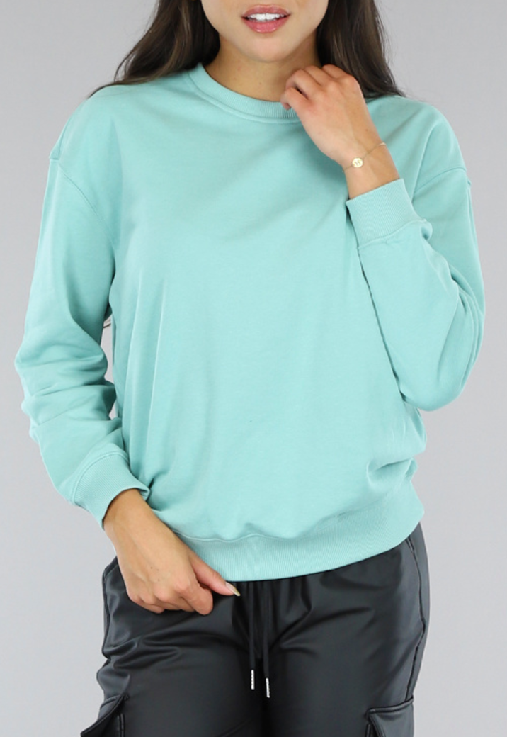 Basic Turquoise Sweater